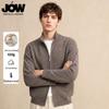 JOW Men's Cashmere Merino Wool Full-Zip Cardigan Sweater