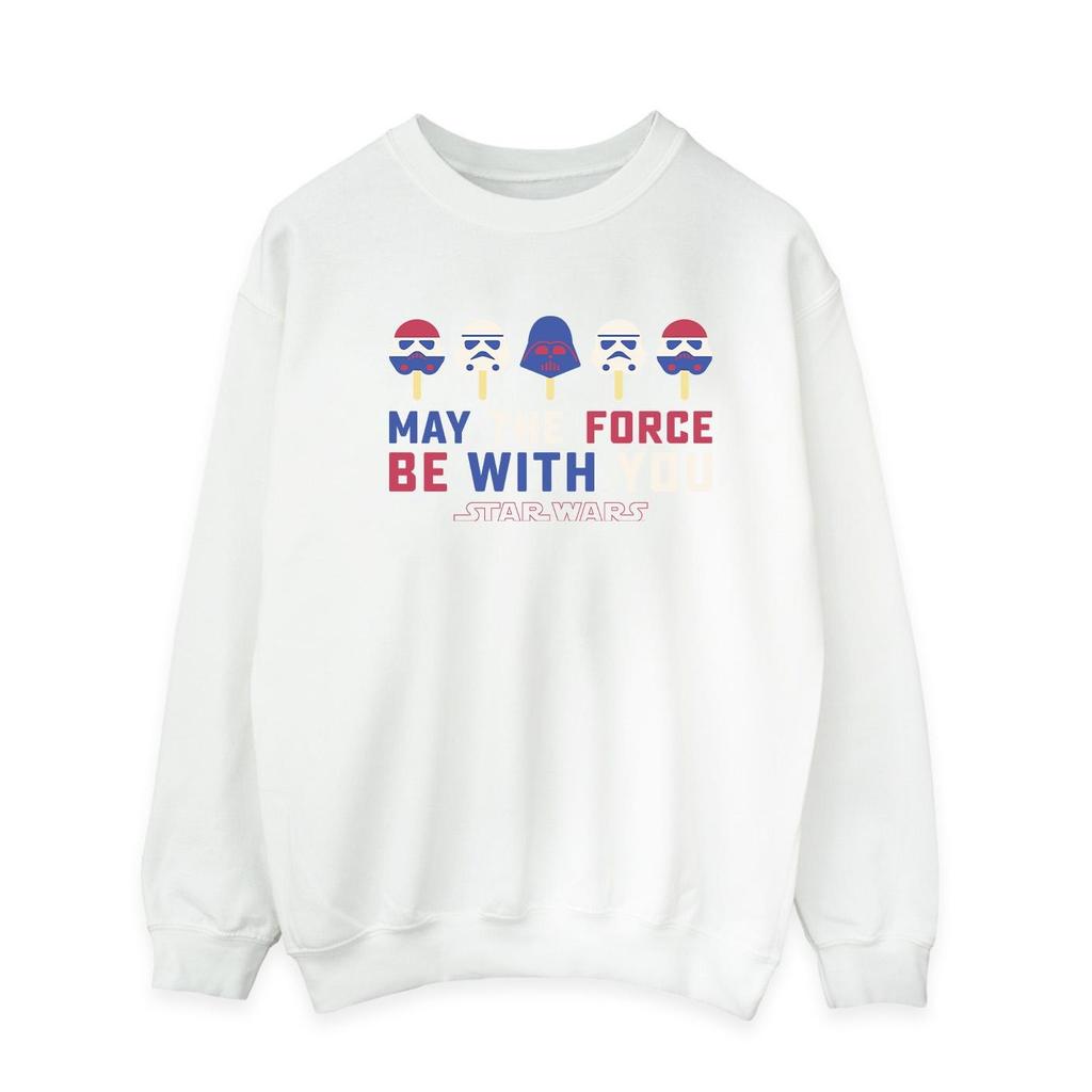 Star Wars: A New Hope Herren-Sweatshirt „May The Force Ice Pops“.