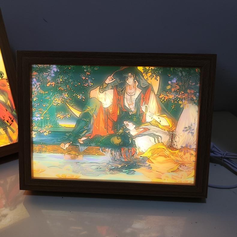 

Благословение Небесного Чиновника 3-тональный USB светодиодный ночник в подарок