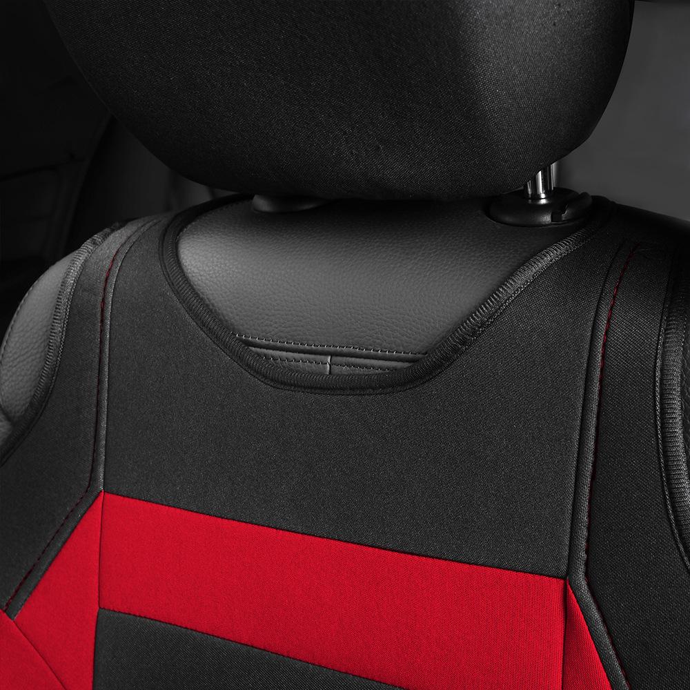 Funda de asiento de lujo estilo chaleco para 2 asientos, juego completo universal, fundas para asientos de coche, decoración de asientos, funda para asiento trasero y delantero, funda protectora para cojín de coche