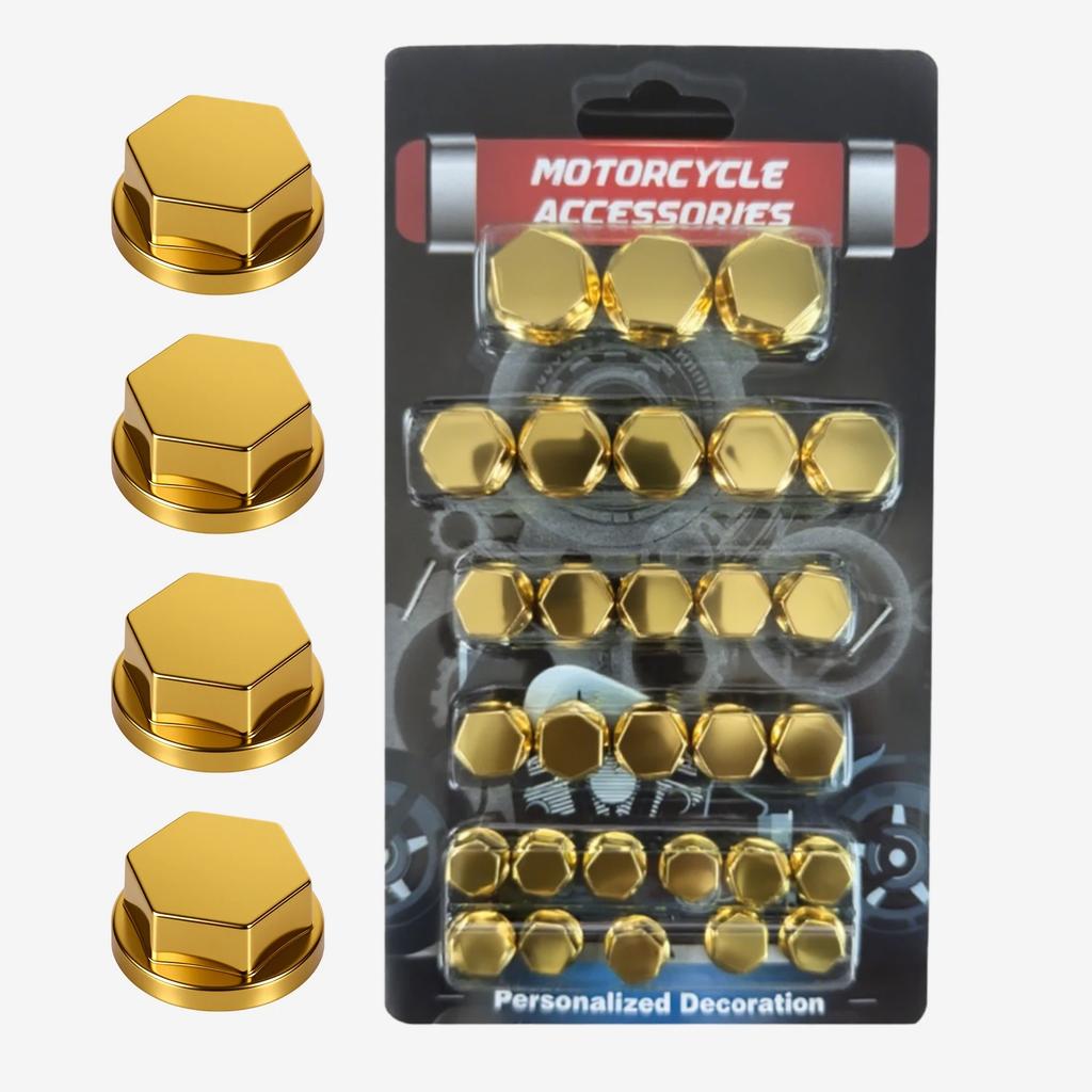 Kryt šroubu Motokros Upravené díly Velkoobchod Motocyklové příslušenství Matice Krytka šroubu Kryt Hlava Tělo Dekorativní Matice motoru 30ks