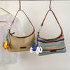 IELGY Straw Bag Summer All-Match Cross-Body Bucket Bag