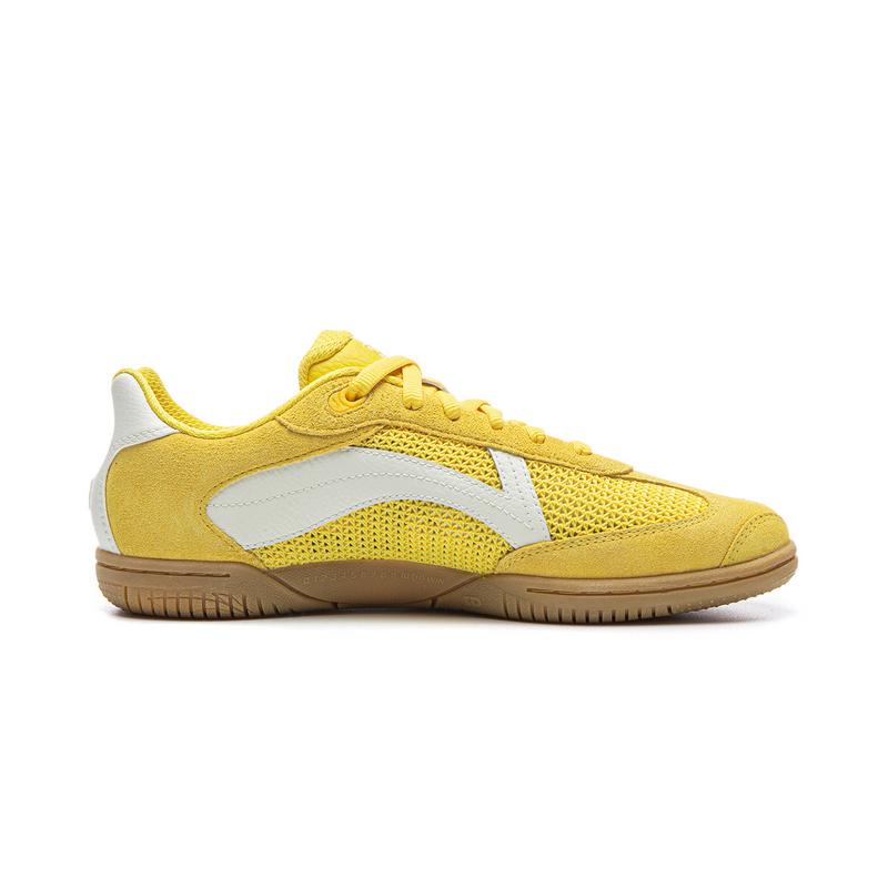 Women's Sneakers Li-Ning Li Ning Abrasion Resistant Breathable Low top Casual Shoes Women's Dynamic Yellow