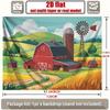 Countryside Farm Tapestry for Living Room, Bedroom and Rustic Home Decor