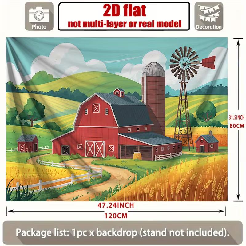 Countryside Farm Tapestry for Living Room, Bedroom and Rustic Home Decor