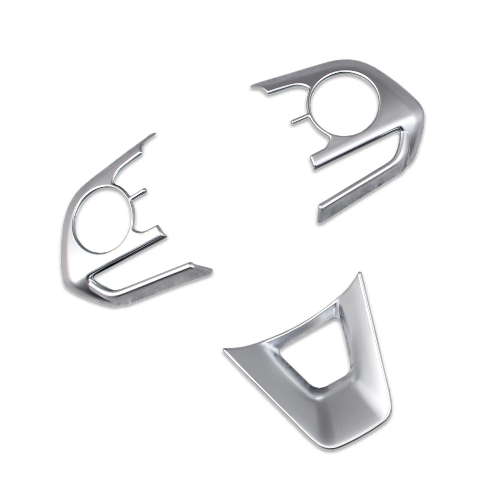 

RUIQ Toyota Corolla Cross Interior Steering Garnish, Handle Frame, Interior Designed Exclusively for the Toyota Corolla Cross (Matte Nickel Plated)