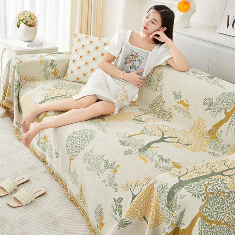 Sofa Cover Blanket For All Seasons All-inclusive Sofa Towel Chenille Cover Living Room Sofa Cover Anti-cat Scratch Sofa Cover