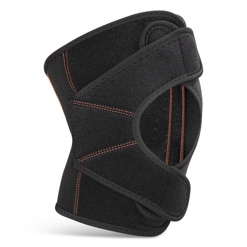 Unisex Cross-Strapped Knee Brace for Cycling, Sports, Mountaineering, Basketball, Running, Fitness, and Knee Protection One Size