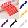 Fashion Luxury 6pcs/lot Plastic Hair Clip Hairdressing Clamps Claw Section Alligator Grip Barbers For Salon Styling Hairdressing