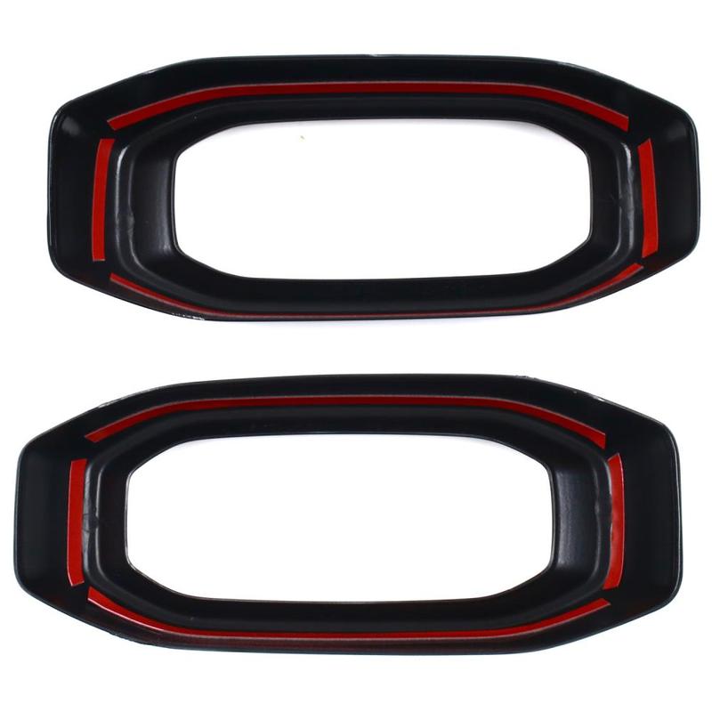 Carbon Fiber Black ABS Car Interior Air Vent Outlet Cover Trim For Jetour Traveller T2 2024 2025 Accessories
