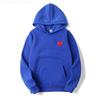 New love trendy brand couple sweater versatile men's and women's autumn and winter velvet jacket men's hooded love even large size sweater