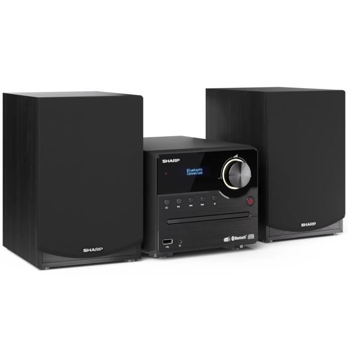 Chaîne Hi-Fi SHARP XL-B517D - 45W - FM, DAB+ - Bluetooth - Noir