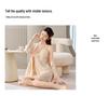 Women's Summer Ice Silk Lace Trim Camisole Nightgown and Robe Set - Elegant, Loose, and Comfortable
