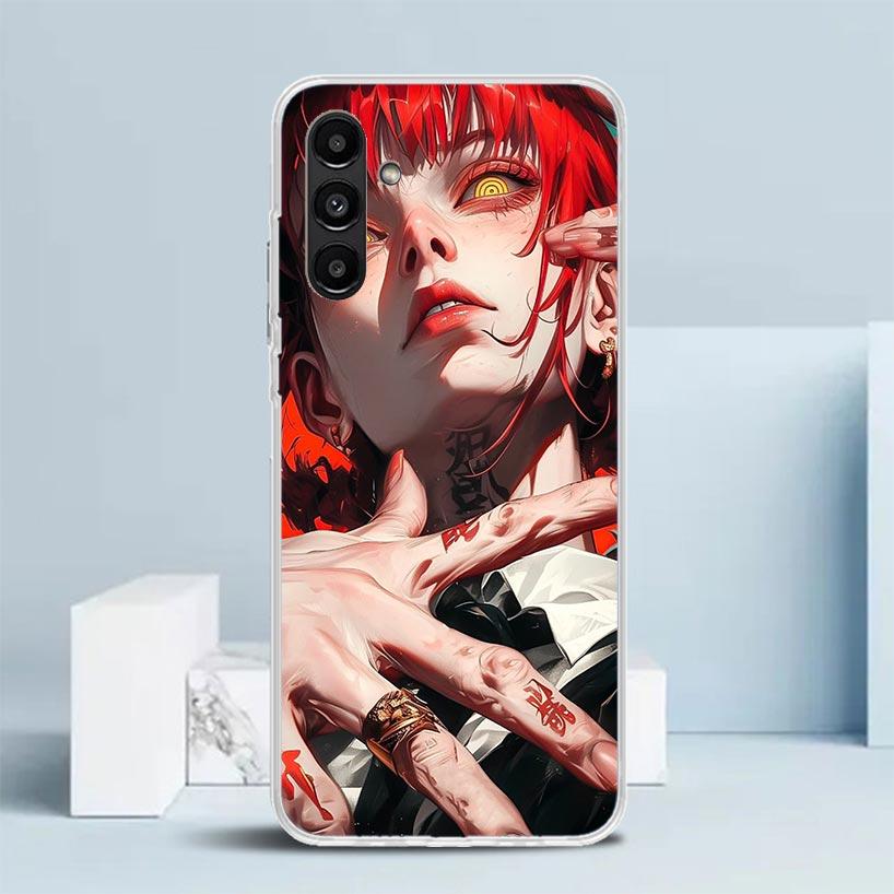 

C-Chainsaw Mans Makima Phone Case For Samsung Galaxy A17 A37 A57 A16 A15 A14 A13 A56 A55 A54 A53 A36 A35 A34 A33 A26 A25 A24 A23 Samsung A06