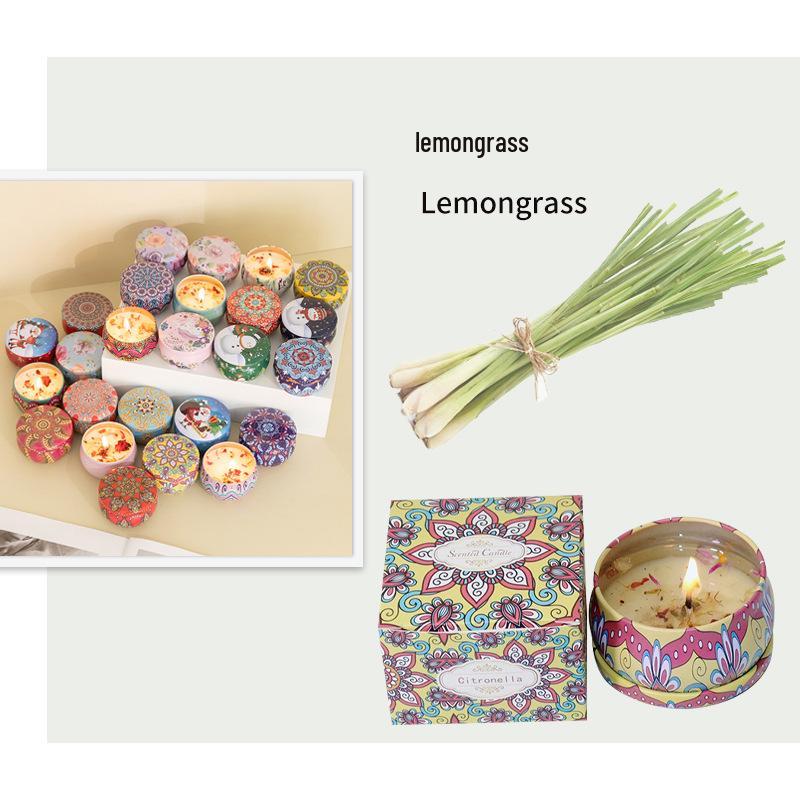 Scented Soy Candle - Romantic Fragrance with Dried Flowers, Ideal for Weddings, Valentine's, Birthdays, and Home Décor