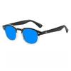Retro Round Frame Anti-Blue Light Glasses Unisex Outdoor UV-Protective Sunglasses UV400 Ultra-light Eye Protection Eyewear