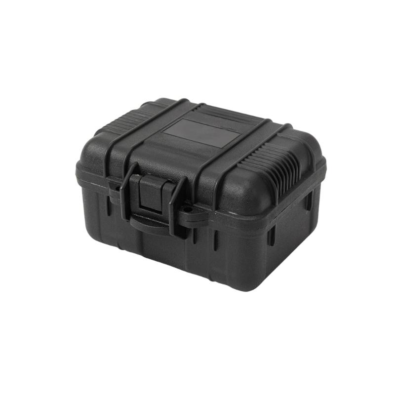 Dustproof Plastic Storage Box Container Organizer Case With Metal Hinges And Adjustable Spume Layer For Equipment Safety