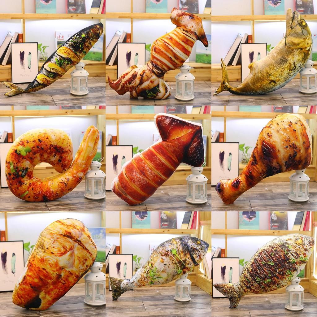 Simulated Chicken Pillow Leg Chicken Wing Baked Plush Toy Birthday Doll Bedroom