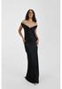 2025 European High-End Off-the-Shoulder Satin Fishtail Evening Gown
