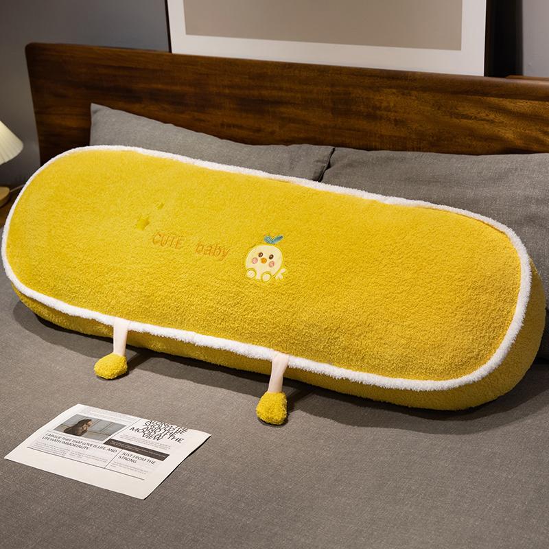 Removable And Washable Cartoon Animal Long Pillow Girl Bed Sleeping Sandwich Leg Long Throw Pillow Plush Single Double Pillow