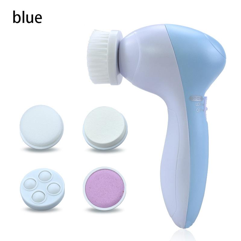 5-in-1 Facial CleanserFace WasherFacial MassagerElectric Rotating Beauty InstrumentPore Cleaner Battery Version