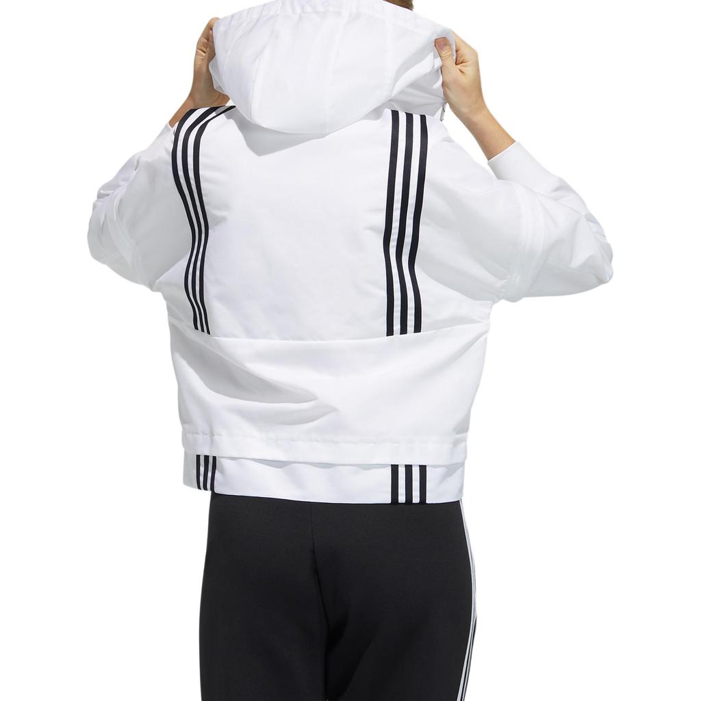 adidas Street Jacke mit abnehmbaren Ärmeln und Kapuze Damenjacken Weiß GT4403