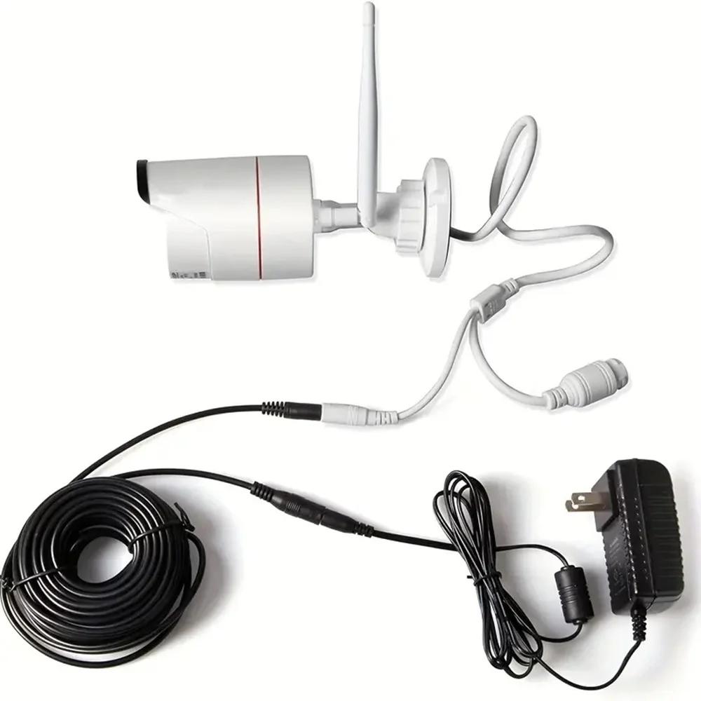 DC 12V Power Adapter Extension Cable 3/5/10/30M 5.5 * 2.1mm Male Female Power Cord Extend Wire Cable For CCTV Camera Router