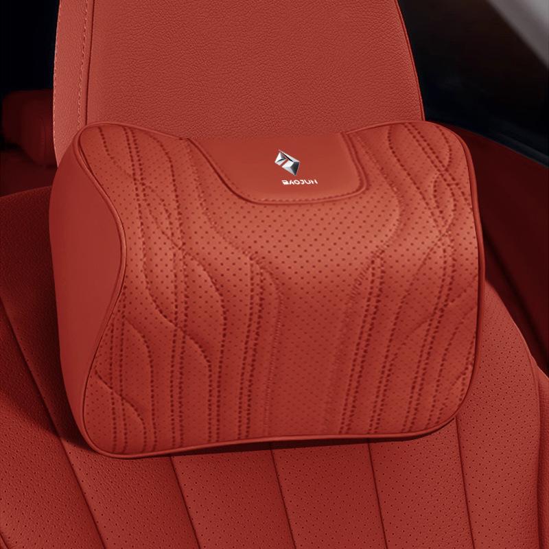 Baojun Car Headrest & Lumbar Support: Comfortable Memory Foam Neck and Seat Cushion.