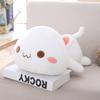 1pc Kawaii Lying Cat Plush Toys Stuffed Cute Kittyt Doll Lovely Animal Pillow Soft Cartoon Back Cushion Kid Xmas Gifts for Kids