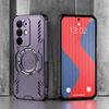 KEYSION Hollow Heat Dissipation Case for Realme C85 5G Silicone+PC Magnetic Cooling Shockproof Phone Cover for OPPO Realme C85