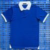 Mens Soccer Jersey Fan Edition Blue Short Sleeve Home Kit 2025-2026 Season Bamboo Fiber Breathable Sportswear