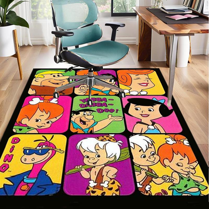 The Croods Players Adventure Office Rug Chair Mat, Game Carpet, Suitable for Front Door, Bedroom, Living Room, Desk, Holiday Gift