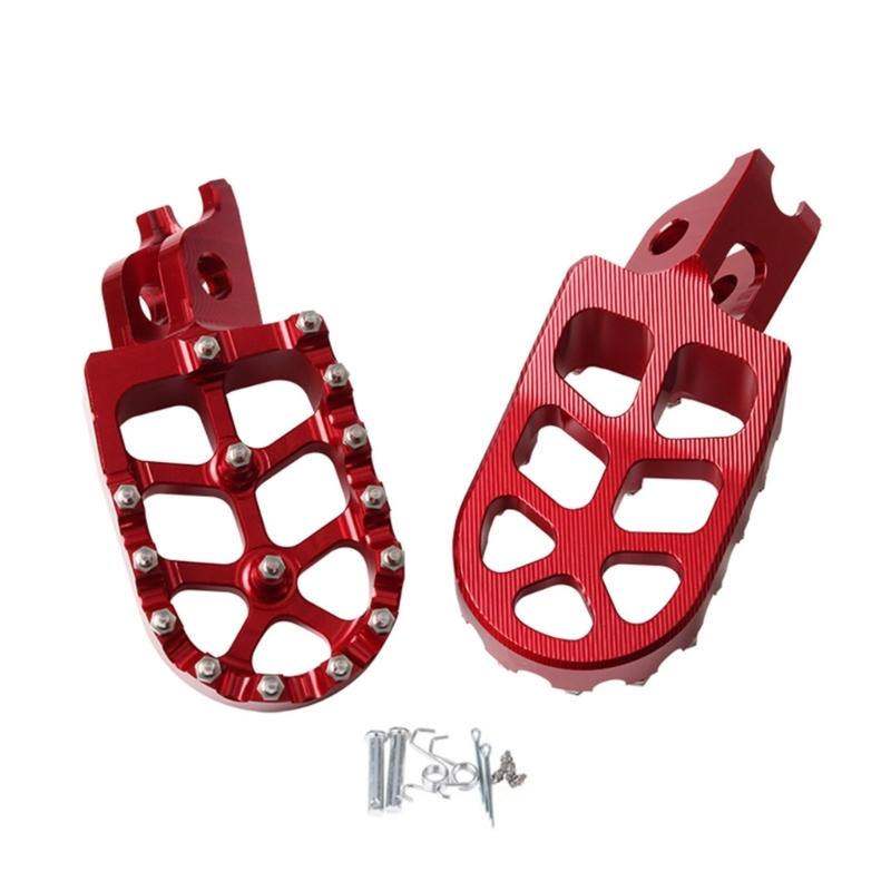 Stylish Foot Pegs Universal Fit Foot Pegs Reliable Support Simple Installs for Motorcycle Riders for KX450F 2019-2021