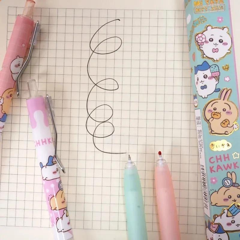 Beautiful Chiikawa Anime Peripheral Blind Box Press Pen Cartoon Cute Usagi Brushing Questions Student Neutral Pen Stationery