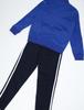 Adidas Essentials Tiberio Tepláková souprava Set Legend J160 Dětská 3 pruhy (ECL62) - Vrchní strana Polotichá Modrá/Bílá/Legend Ink/Bílá, Spodní strana Inkoustová/Bílá (IB4108)