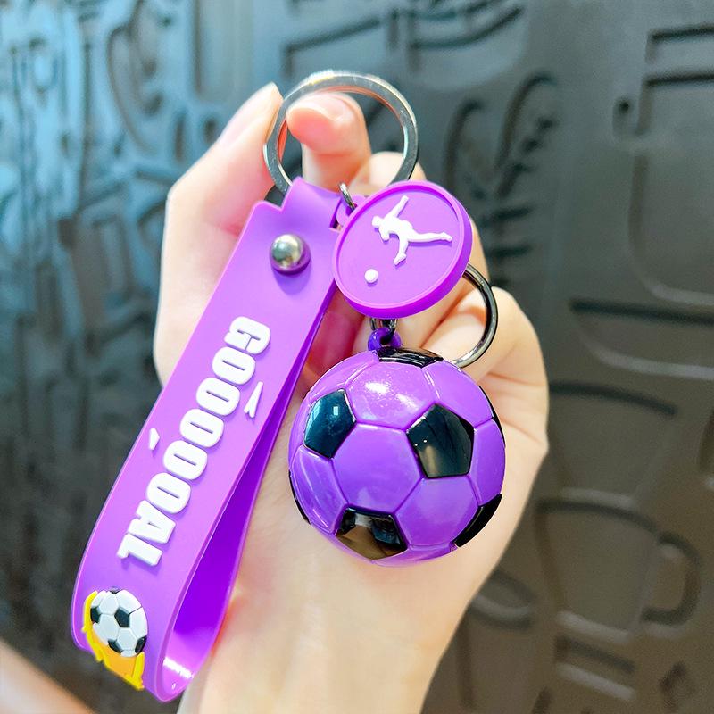 Cross-border Creative Football Keychain Pendant: Cute Couple Bag Gift