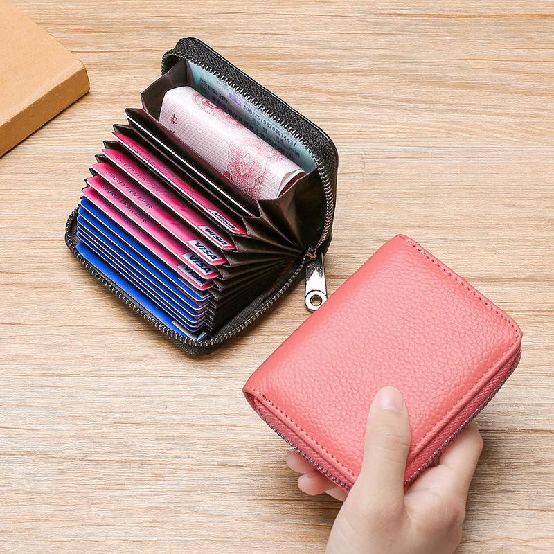 

Модный закрытый стиль на молнии с несколькими картами, защитный чехол, карманный кошелек