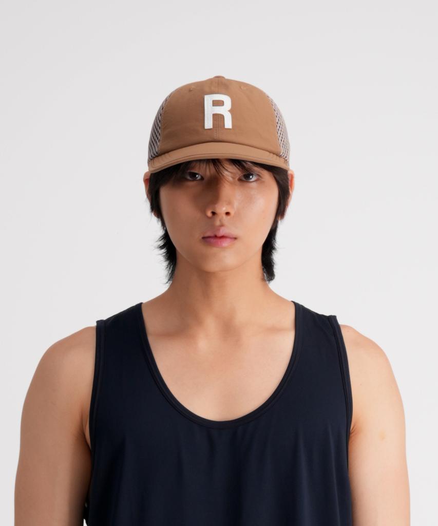 Lisjilain Nylon Mesh Wappen Ball Cap Running Cap Oversized Cap Rc204