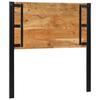 Headboard 100 cm Solid Acacia Wood and Iron