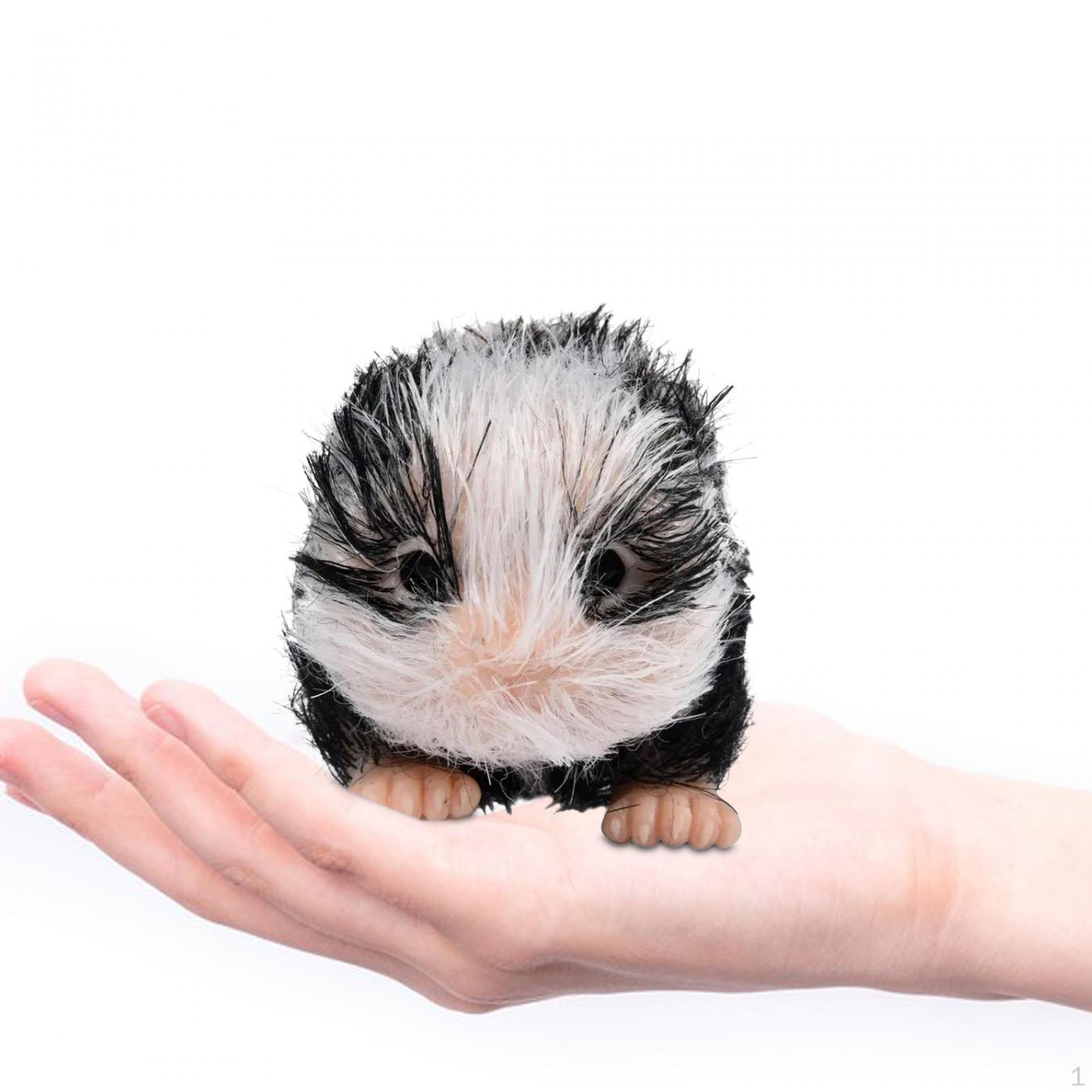 Reborn Panda Toy Animal Doll Handmade Cute Realistic Feel Real 5 inch Baby