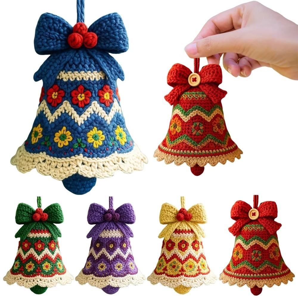 Festival Crochet Knitting Material Kit for Christmas Tree Ornament