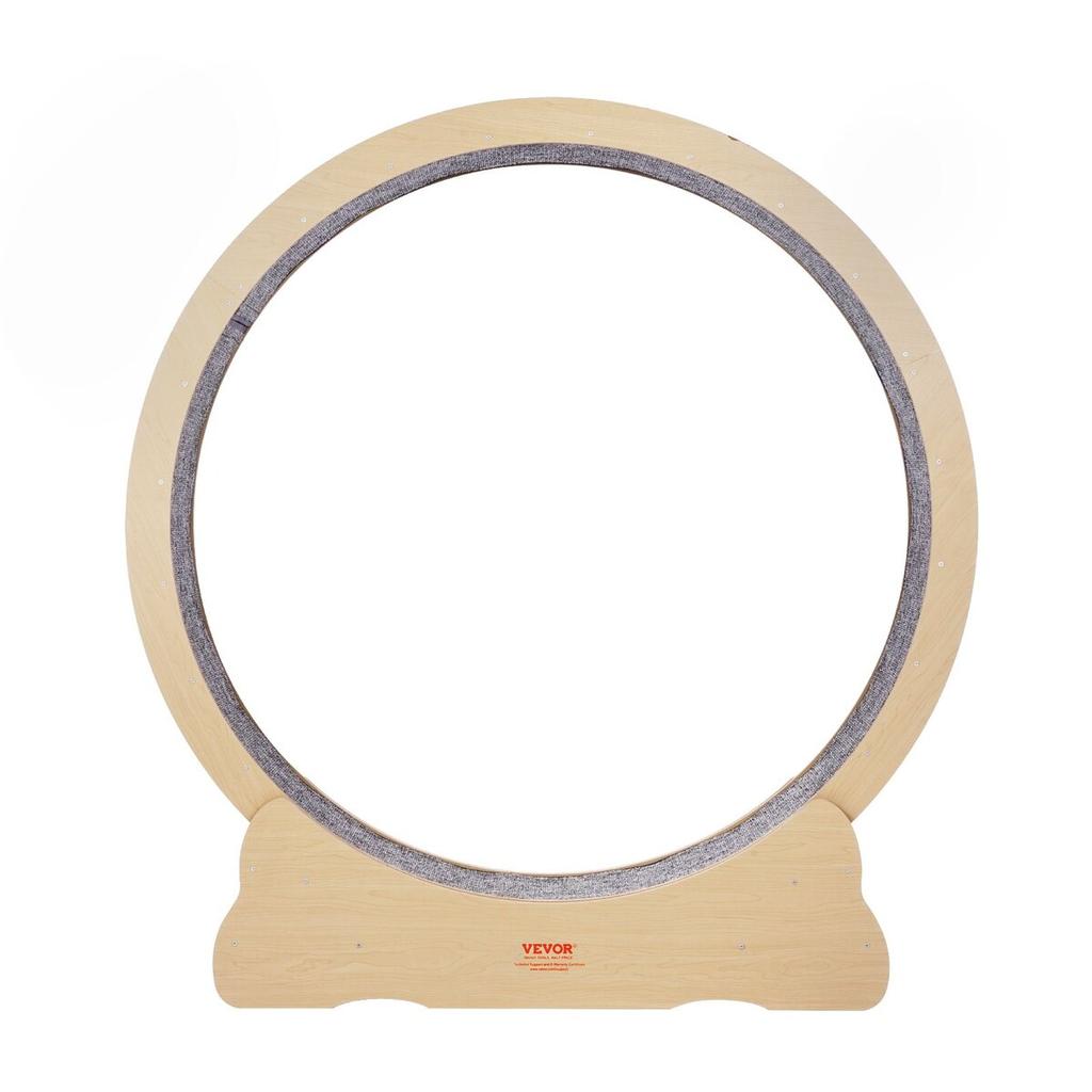 Wooden Cat Exercise Wheel 52" Large Cat Treadmill Wheel for Indoor Cats