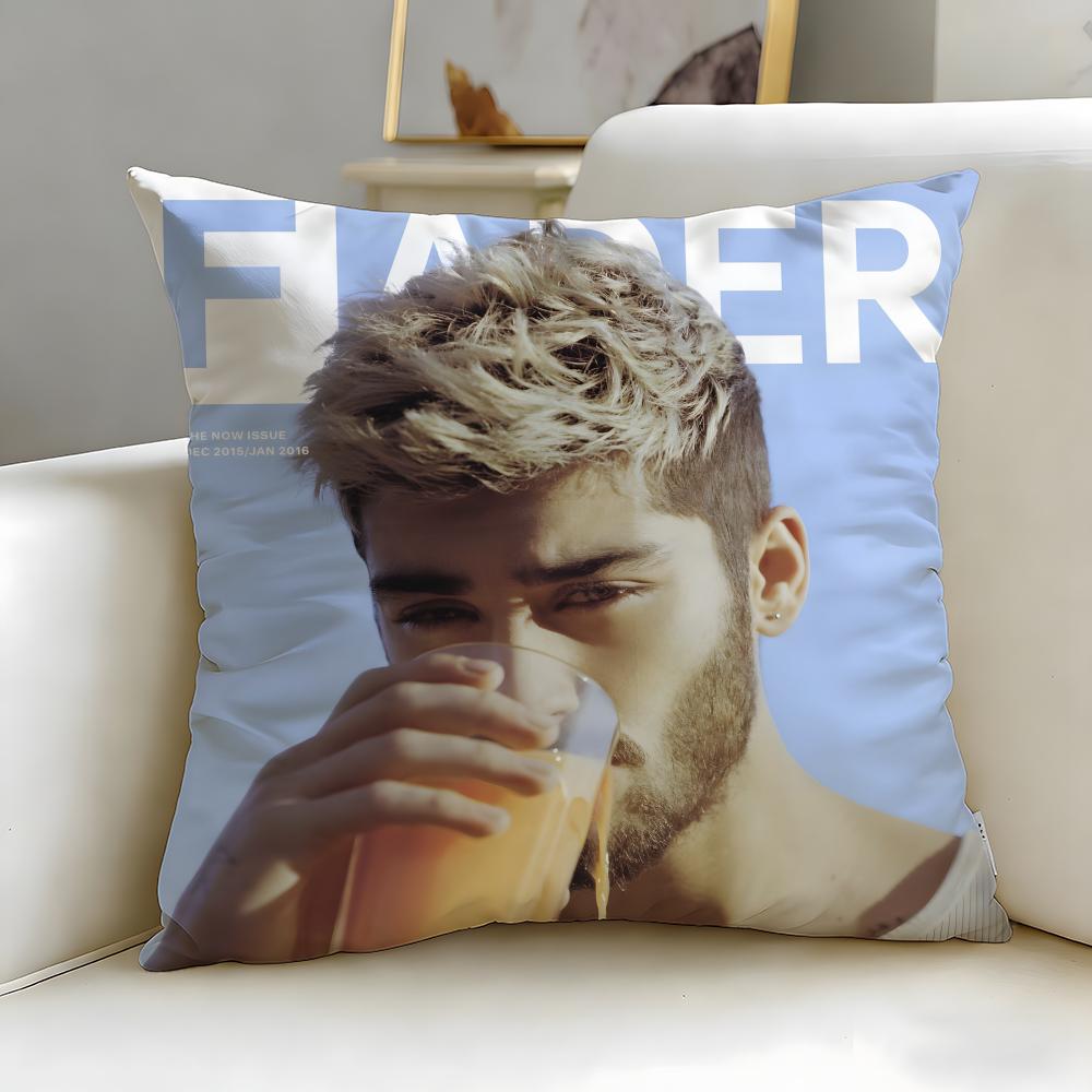 Popular Singer Zayn Malik Cushion Cover Soft EasyWash Pillow Case Versatile for Couch Bed Travel and Office