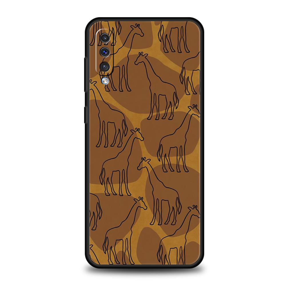 giraffe illustration Phone Case For Samsung A56 A36 A26 A24 A16 A14 A12 A32 A50 A70 A20E A22 A40 A34 A54 A42 A52 5G A06 Cover