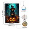 5D Diamond Painting Halloween Fantasy Dark Style Decoration DIY Full Diamond Mosaic Inlaid Cross Stitch Set Gift