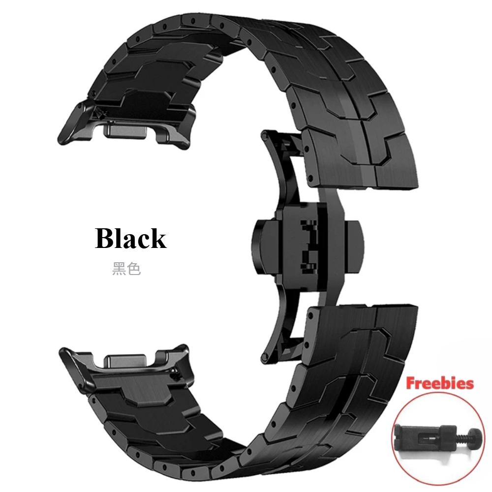 Stainless Steels Strap for Samsung Galaxy Watch 8 Classic 46mm 40mm/44mm Wristband Luxury Bracelet for Samsung Galaxy Watch 7 Ultra 47mm Accessories