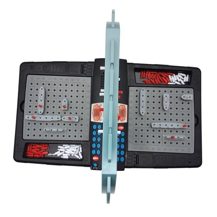 Lexibook - bataille navale électronique - parlante et effets lumineux - 2 joueurs (fr/de/it/nl)