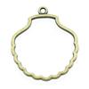 Geometric Openwork Resin Charms MOON HEART Pendants Multi Color Alloy Jewelry Component
