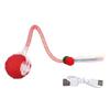 Rechargeable Intelligent Interactive Cat Dog Ball with Fake Tail Automatic Teasing Chew-resistant Pet Play Prop