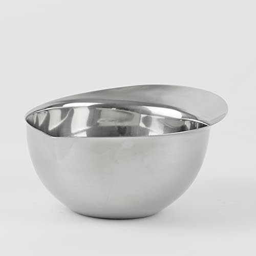 Pearl Metal At Aqua HB-4143 Rimmed Bowl, 12cm, Stainless Steel, Dishwasher Safe